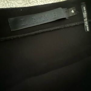 L.A.M.B zippered skirt